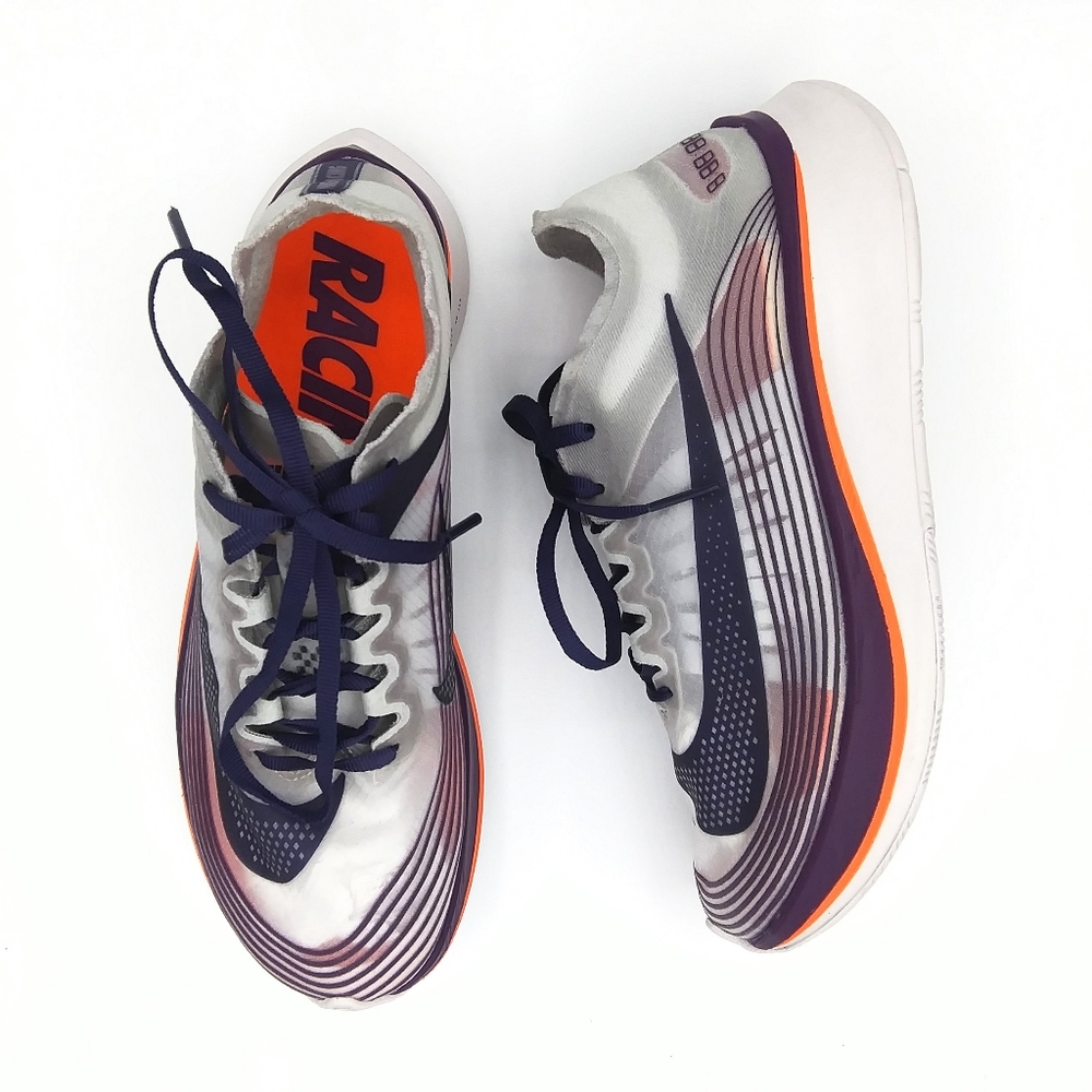 NIKE translucent Zoom Fly SP lightweight women’s sneakers Size 4.5 - Picture 3 of 9